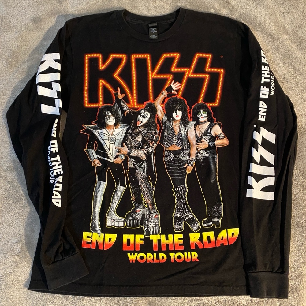 2019 KISS End Of The Road Tour LS T Shirt